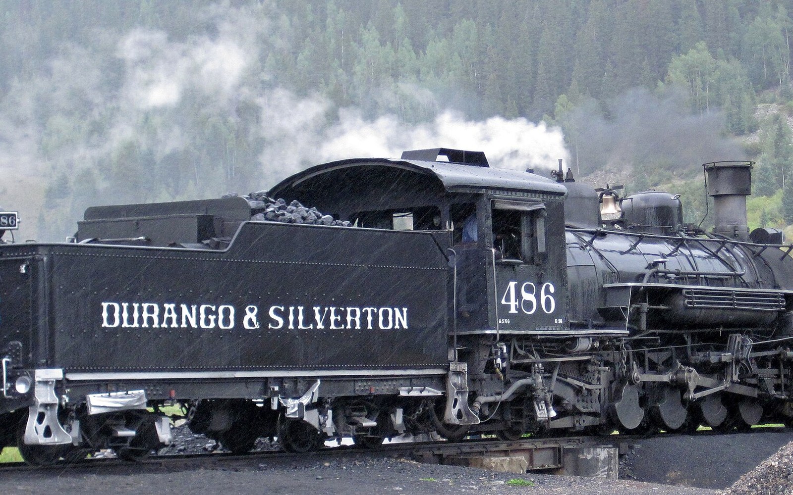 A K-36 at Silverton. Baldwin built ten of the class in 1925 for the Rio Grande's three-foot lines.