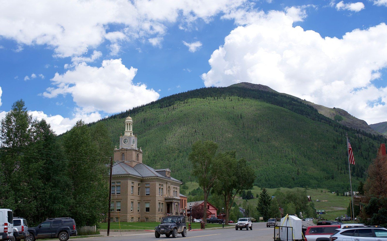 Durango was platted two miles south of Animas City in September 1880, after the older settlement refused the railroad's terms.