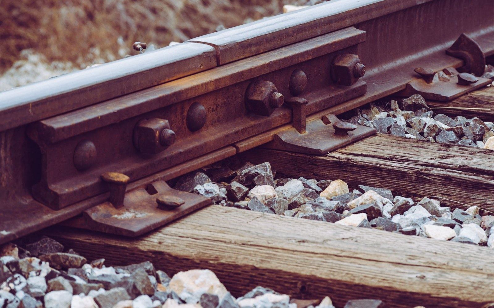 Three-foot gauge: rail head, web and base. Nothing wider has ever run the Silverton branch.